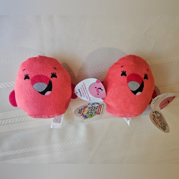 2 Pink Cookie Squushmallow Plush Toys - Picture 9 of 9